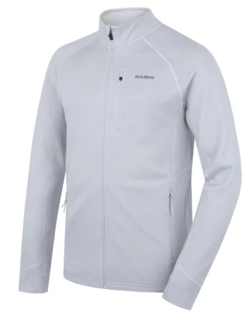 Husky Alou M light grey pánská mikina z merino vlny Husky Alou M light grey pánská mikina z merino vlny