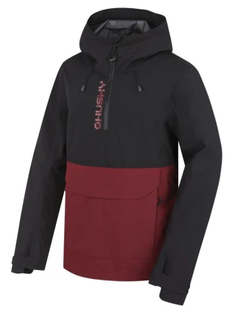 Husky Nabbi M black/bordo pánská outdoor bunda