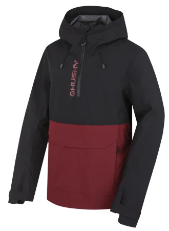 Husky Nabbi M black/bordo pánská outdoor bunda