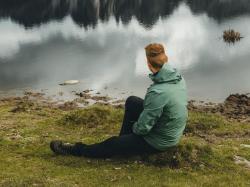 Husky Nakama M turquoise pánská outdoorová bunda