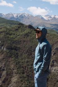 Husky Nakama M turquoise pánska outdoorová bunda