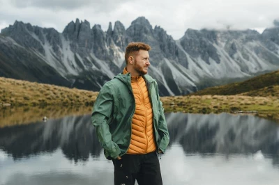Husky Nakama M turquoise pánská outdoorová bunda
