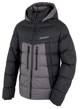 Husky Durra M black/grey pánská péřová bunda