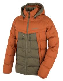 Husky Durra M brown/khaki pánska páperová bunda