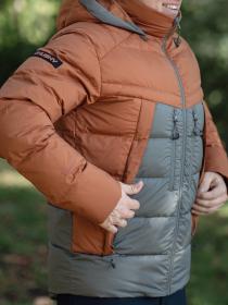 Husky Durra M brown/khaki pánská péřová bunda