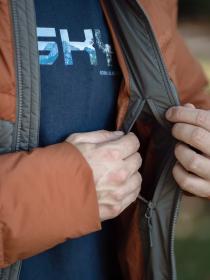 Husky Durra M brown/khaki pánská péřová bunda