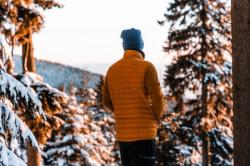 Husky Dresles M black pánská péřová vesta