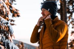 Husky Dresles M black pánská péřová vesta