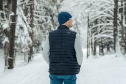 Husky Dresles M black pánská péřová vesta