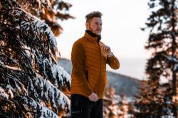 Husky Dresles M blue pánská péřová vesta