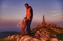 Husky Dresles M blue pánská péřová vesta