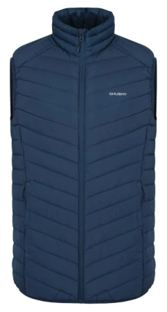 Husky Dresles M blue pánská péřová vesta