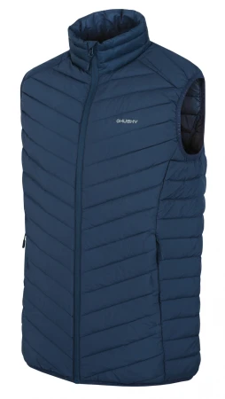 Husky Dresles M blue pánská péřová vesta