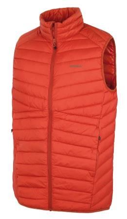 Husky Dresles M brick orange pánská péřová vesta
