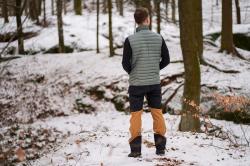Husky Dresles M dk. grey green pánská péřová vesta