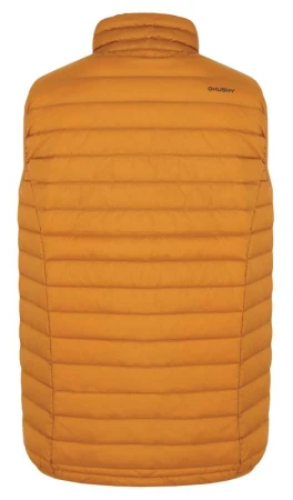 Husky Dresles M mustard pánská péřová vesta