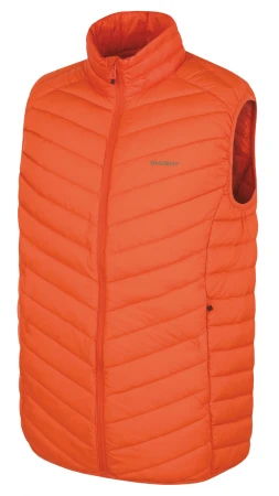 Husky Dresles M orange pánská péřová vesta