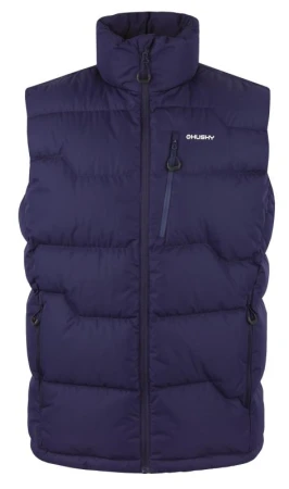 Husky Deep M dark blue pánská péřová vesta