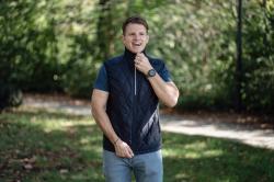 Husky Nimesie M black pánská plněná ultralehká vesta