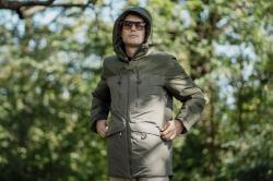 Husky Nebet M dark khaki pánská plněná zimní bunda