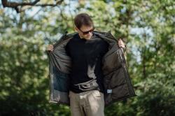 Husky Nebet M dark khaki pánská plněná zimní bunda