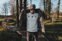 Husky Nebet M dark khaki pánská plněná zimní bunda