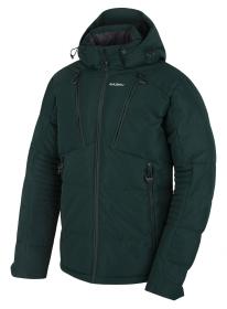 Husky Norel M dark green pánská plněná zimní bunda