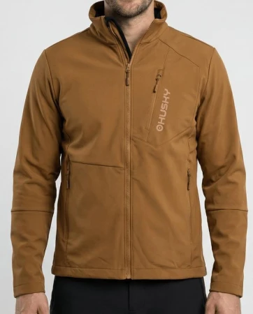 Husky Salfa M mustard Pánská softshell bunda + sleva 400,- na příslušenství
