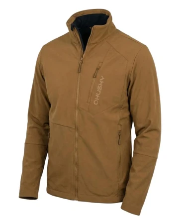 Husky Salfa M mustard Pánská softshell bunda + sleva 400,- na příslušenství