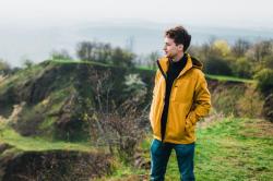 Husky Sauri M red pánska softshell bunda