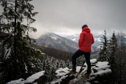 Husky Sauri M red pánska softshell bunda