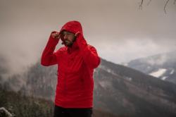 Husky Sauri M red pánska softshell bunda