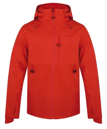Husky Sauri M red pánská softshell bunda