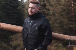 Husky Sonny M lt. grey pánská softshell bunda