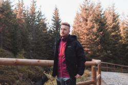 Husky Sonny M lt. grey pánská softshell bunda