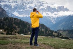 Husky Sonny M lt. grey pánská softshell bunda