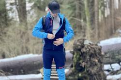 Husky Suli M turquoise/brown pánská softshell bunda
