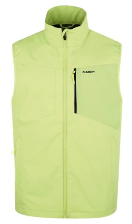 Husky Salien M lt. green pánská softshell vesta