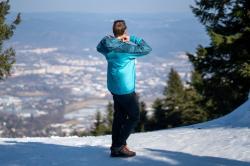 Husky Luma M mustard pánská ultralehká bunda