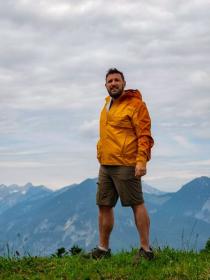 Husky Luma M mustard pánská ultralehká bunda