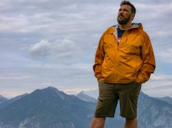 Husky Luma M mustard pánská ultralehká bunda