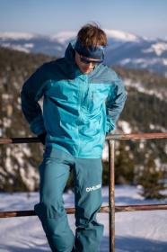 Husky Luma M turquoise pánská ultralehká bunda