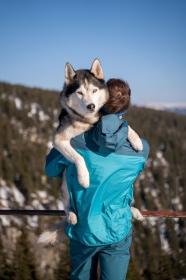 Husky Luma M turquoise pánská ultralehká bunda