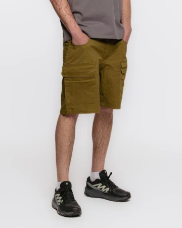 Husky Kobus M khaki pánské bavlněné kraťasy