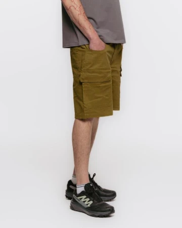 Husky Kobus M khaki pánské bavlněné kraťasy