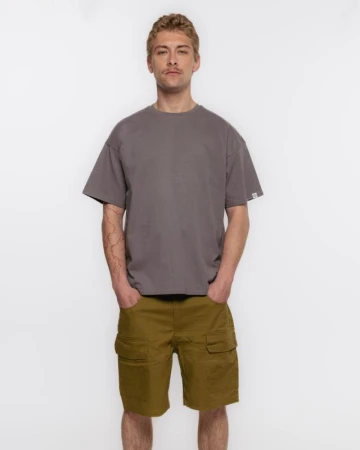 Husky Kobus M khaki pánské bavlněné kraťasy