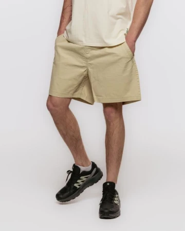 Husky Rolli M beige pánské bavlněné kraťasy