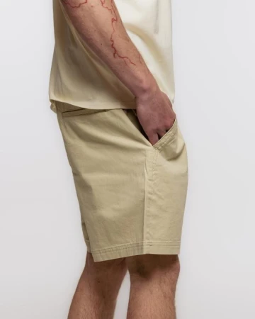 Husky Rolli M beige pánské bavlněné kraťasy