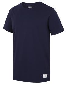 Husky Tee Base M dark blue pánské bavlněné triko