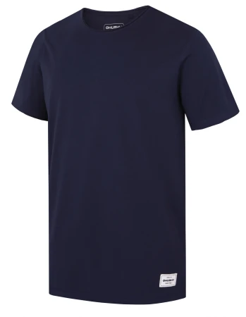 Husky Tee Base M dark blue pánské bavlněné triko